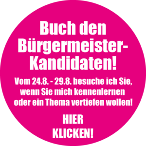 Buch den Bürgermeister-Kandidaten!