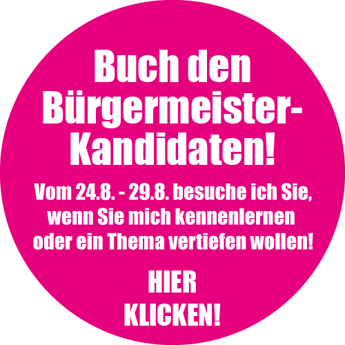 Buch den Bürgermeister-Kandidaten!